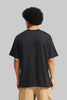 Freefall Black Oversized Fit T-Shirt Men Pic 3