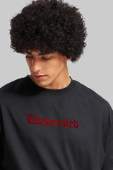 Next Era Black Oversized Fit T-Shirt Men Pic 3