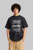 Firerated Black Oversized Fit T-Shirt Men Pic 1
