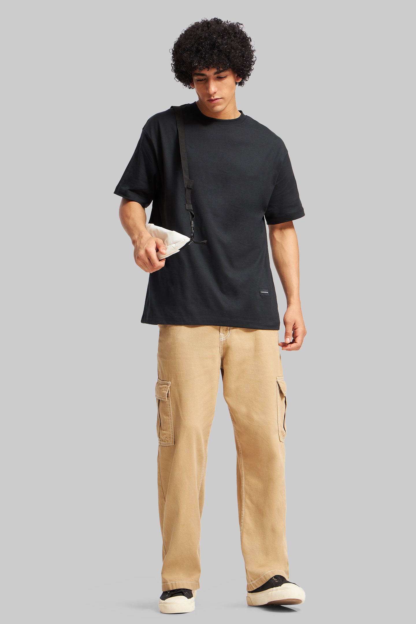 Pack of 2 Black Oversized Fit T-Shirts