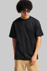Underrated Racing Club Black Oversized Fit T-Shirt Men Pic 3