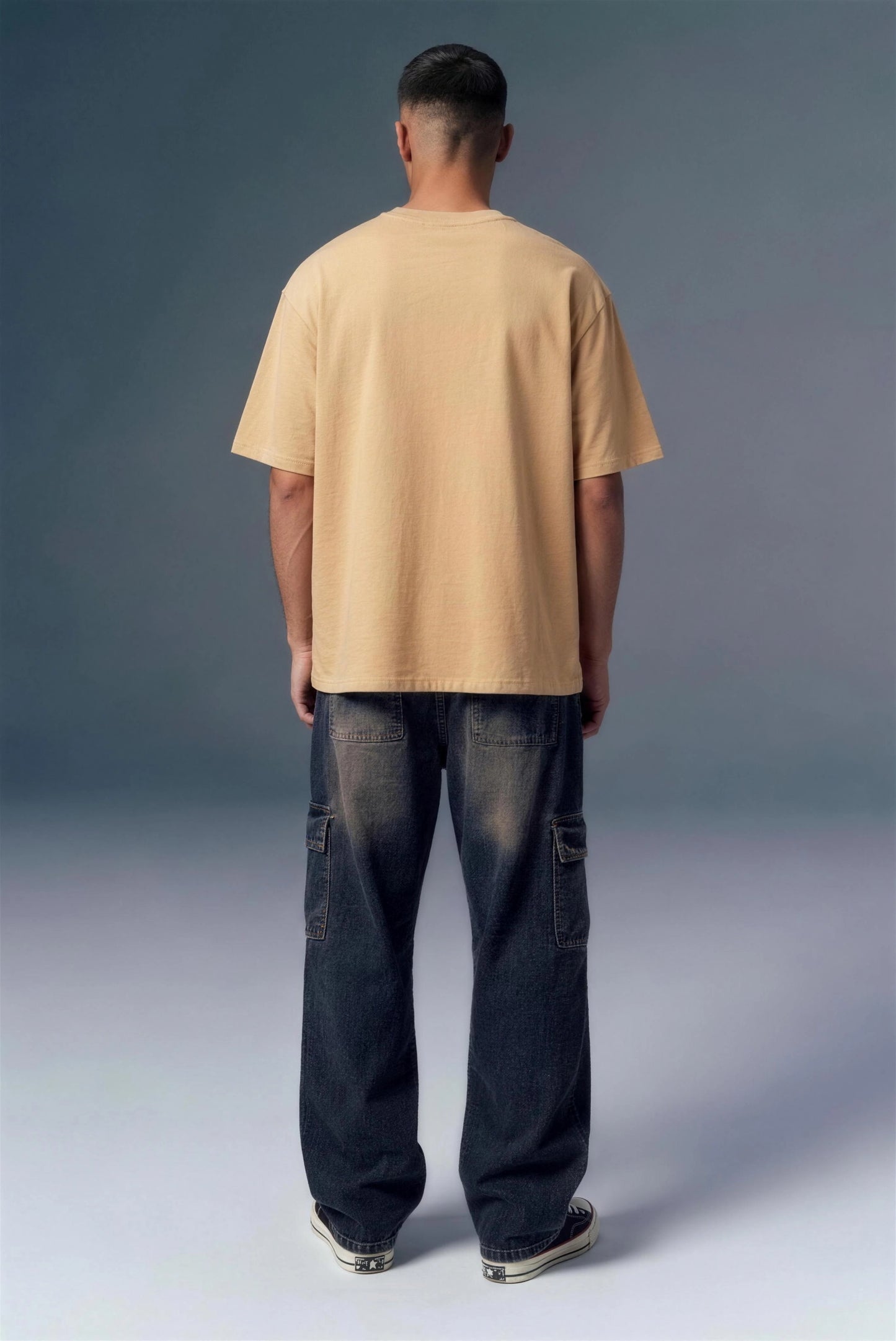 Underrated Comic Beige Oversized T-shirt