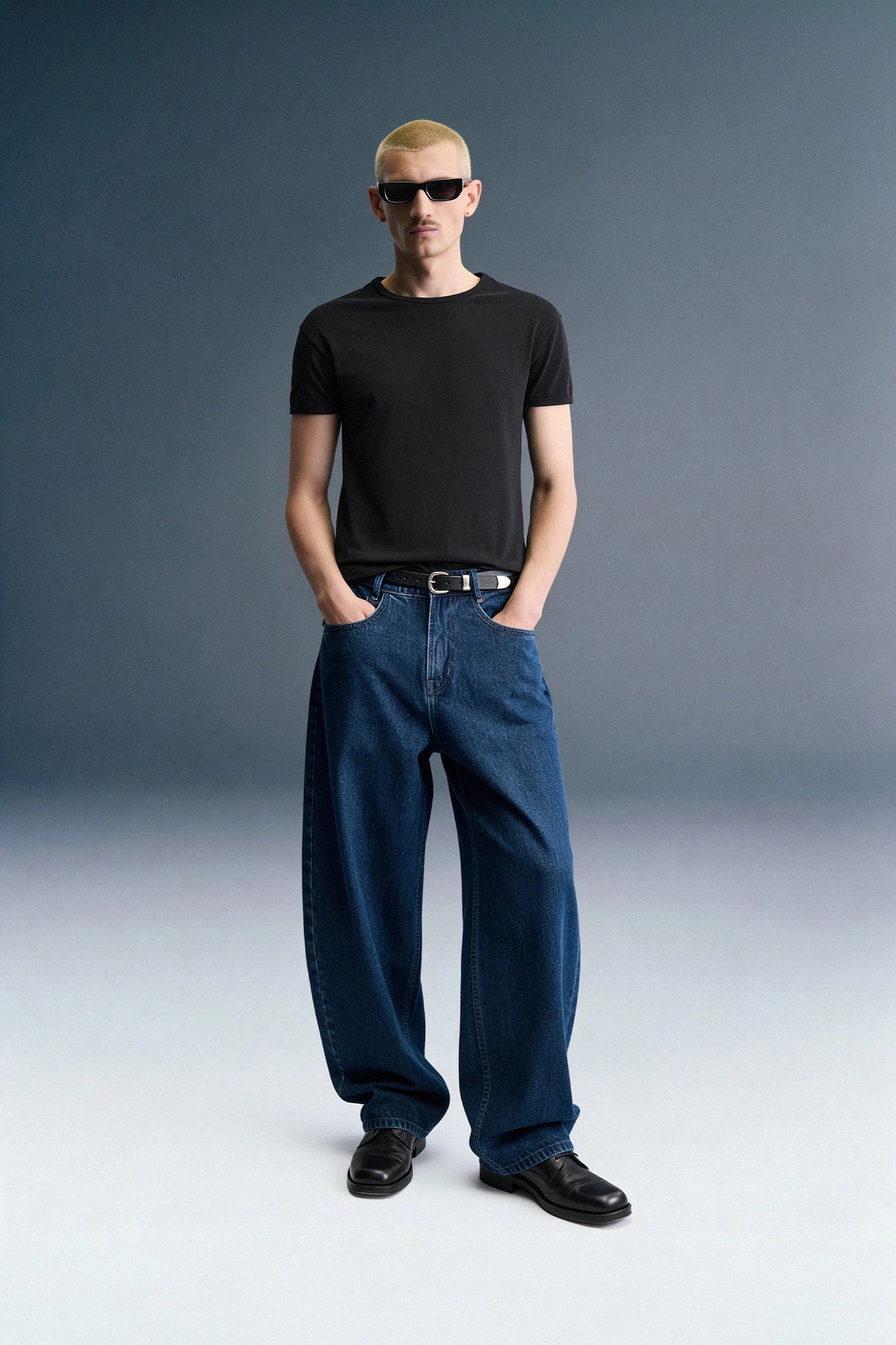 Indigo Men's Baggy Jeans