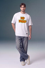 Bad Brains White Oversized Fit T-shirt