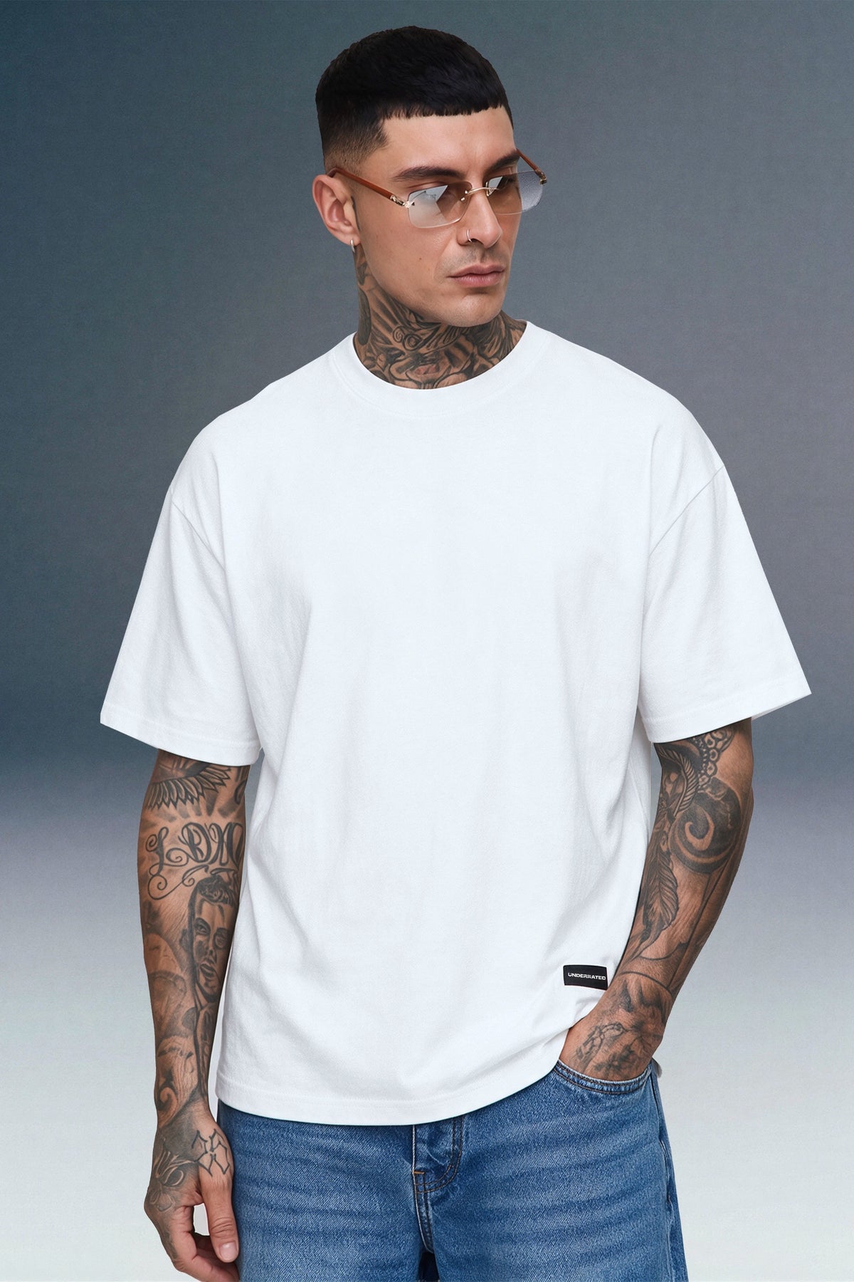 Ronaldo World Cup White Oversized T-shirt