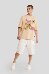 Your Soul Is Mine Beige Printed T-Shirt