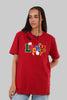 Lucky Red Boyfriend Fit T-Shirt Women