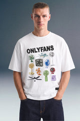 OnlyFans White Oversized T-shirt