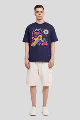 Your Soul Is Mine Navy Blue Printed T-Shirt