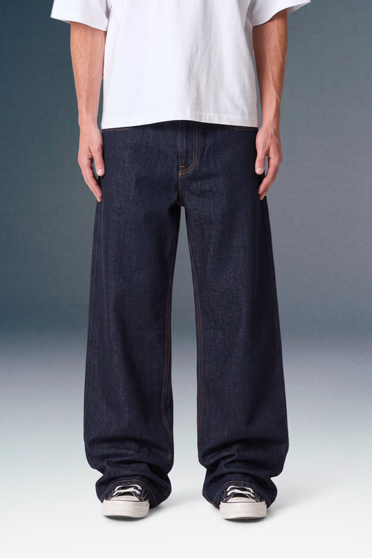 Dark Blue Men’s Baggy Fit Jeans