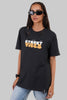 Street Vibes Black Boyfriend Fit T-Shirt Women