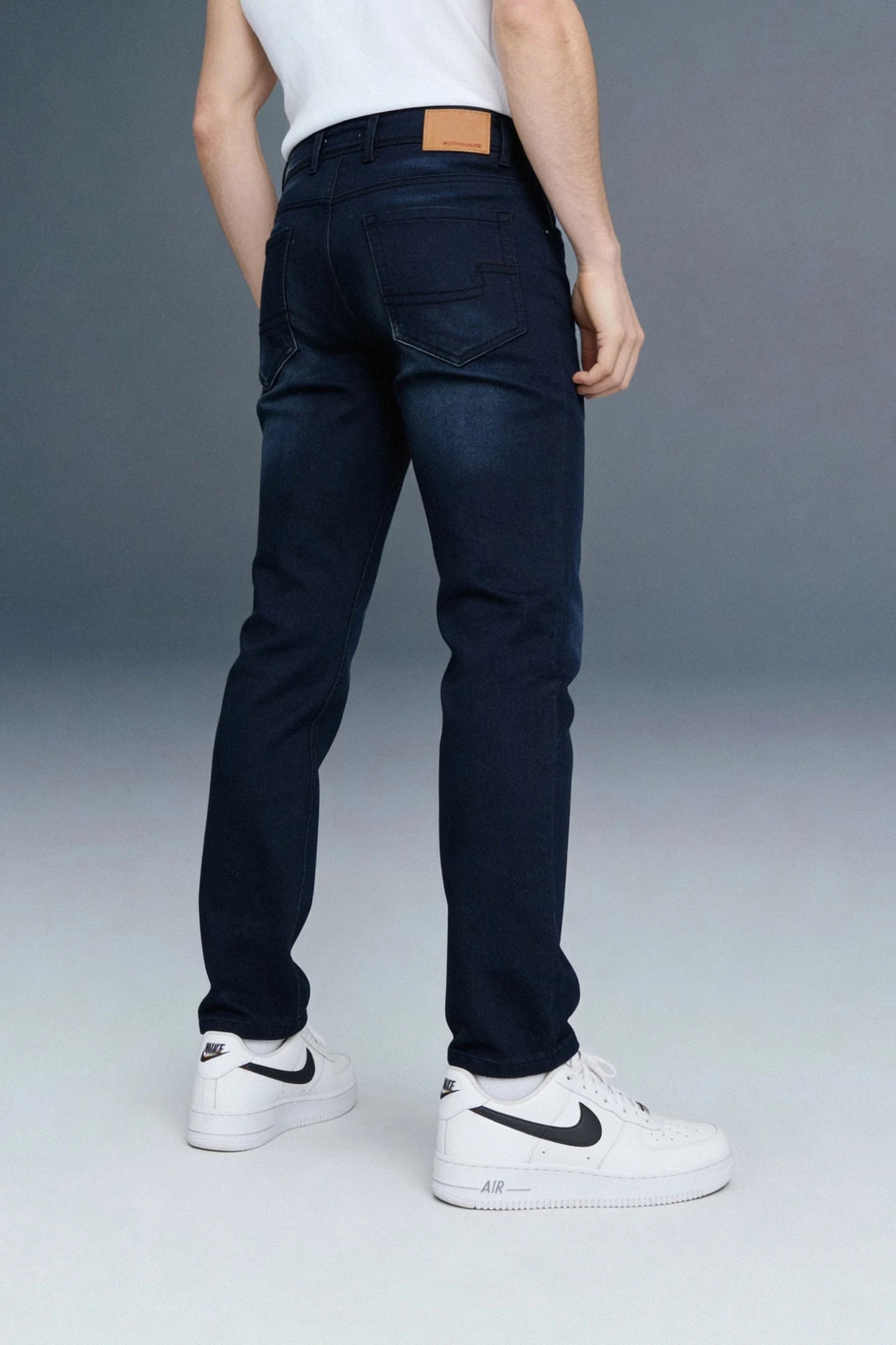 Indigo Mid Rise Men's Slim Fit Jeans