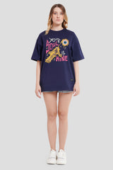Your Soul Is Mine Navy Blue Printed T-Shirt
