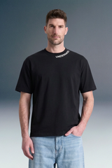 Underrated Curve Black Regular Fit T-shirt