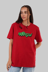 Arrggh Red Boyfriend Fit T-Shirt Women