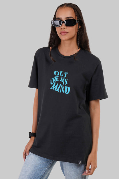 Out Of Mind Black Boyfriend Fit T-Shirt Women