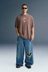 888 URC Purple Oversized T-shirt Men