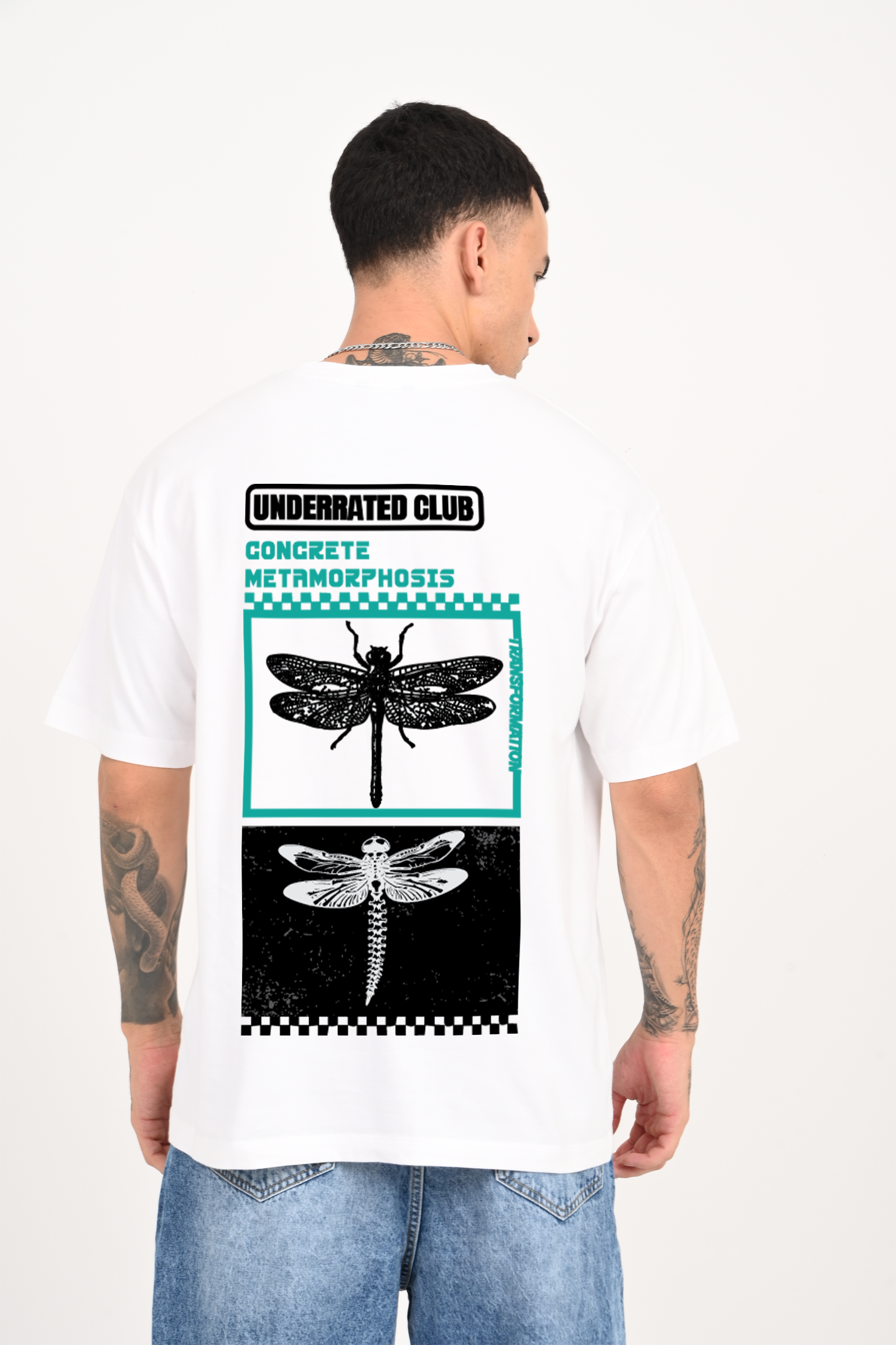 Metamorphosis White Oversized T-shirt
