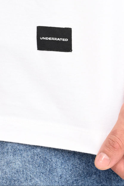 Urban Airborne Energy White Oversized Fit T-Shirt Men Pic 4