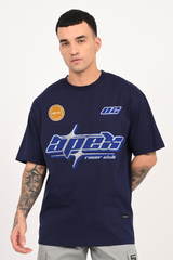 Apex Racer Grey Oversized T-shirt Men