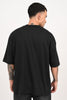 Scenic Route Postcard Black Baggy Fit T-Shirt Men Pic 3