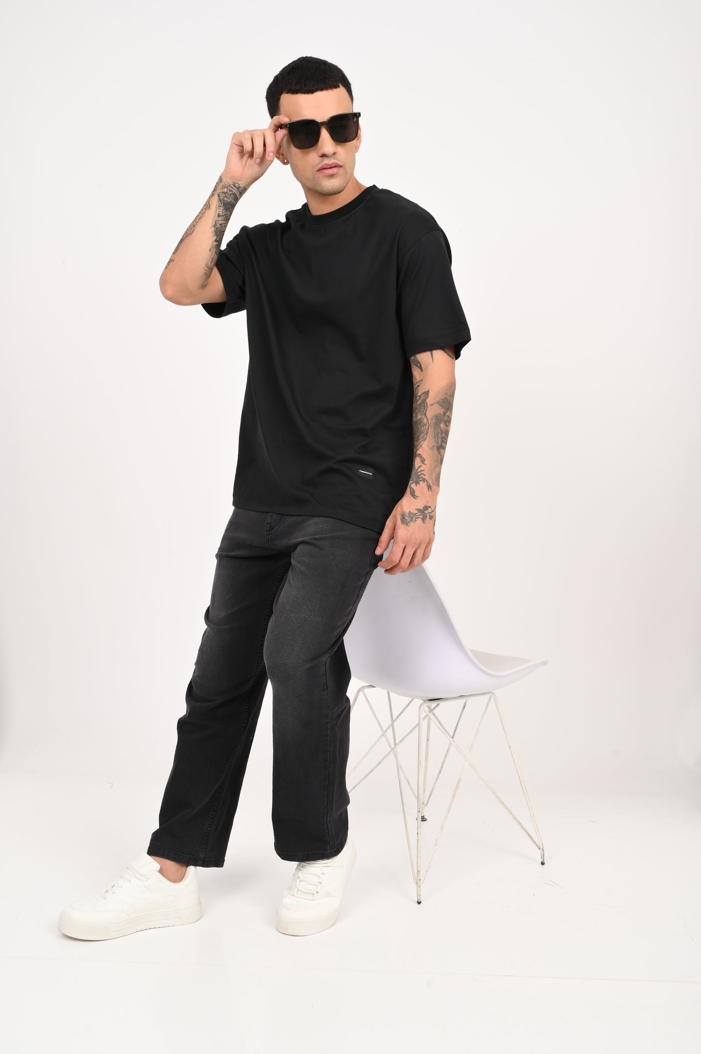 Only Fans Black Oversized T-shirt Men