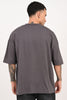 Wander Postcard Dark Grey Baggy Fit T-Shirt Men Pic 3