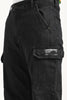 Jet Black Cargo Jeans For men - Mid Rise Relaxed Fit Pic 7