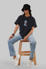 Snakeshroom Black Boyfriend Fit T-Shirt Women