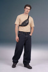 Vintage Dark Blue Men's Baggy Jeans