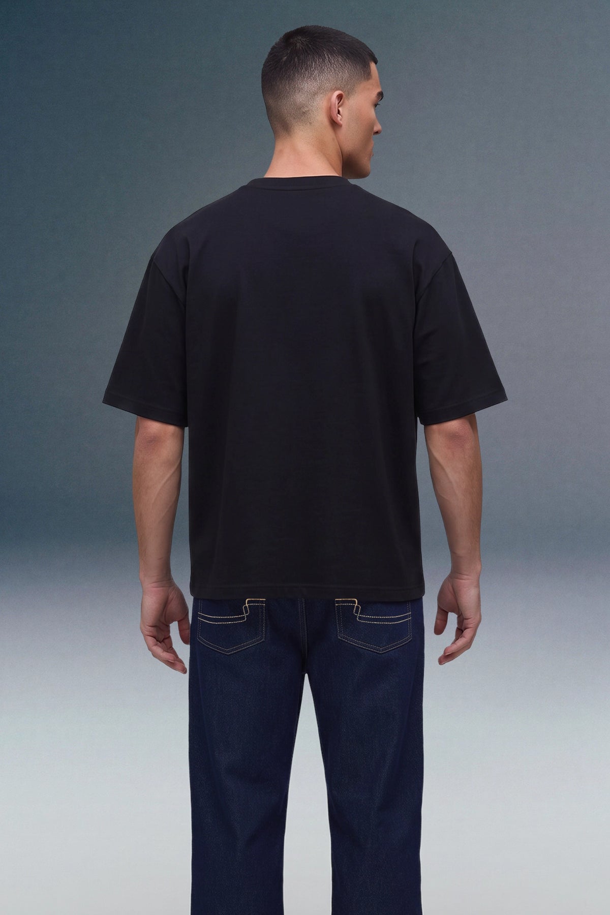 Rules The World Black Oversized T-shirt