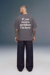 If you need a Problem Grey Oversized T-shirt