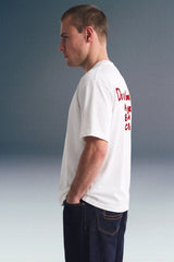 Do you love me White Oversized T-shirt