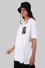 Trust No One 1 White Boyfriend Fit T-Shirt Women