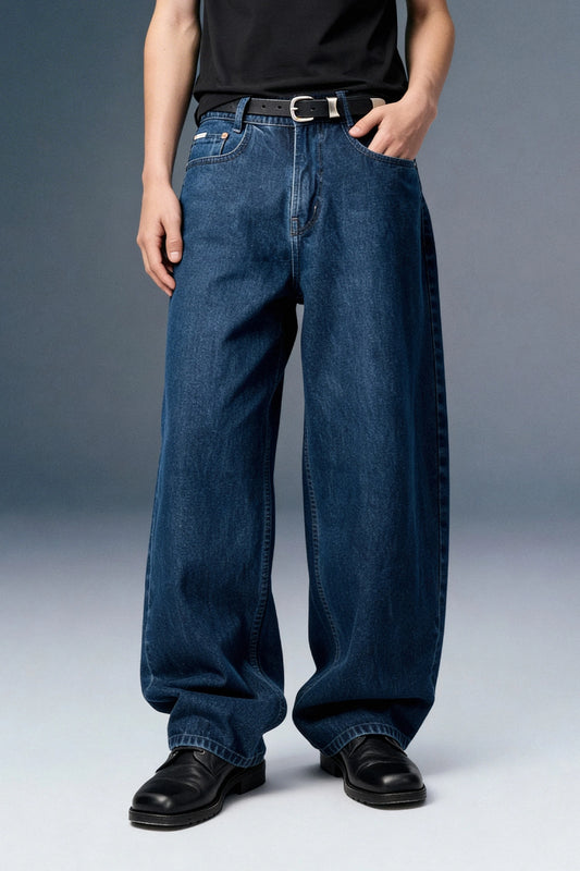 Indigo Men's Baggy Jeans