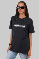 Underrated Camo Fusion Black Boyfriend Fit T-Shirt Women