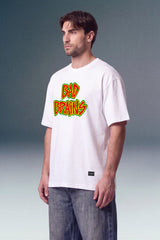 Bad Brains White Oversized Fit T-shirt