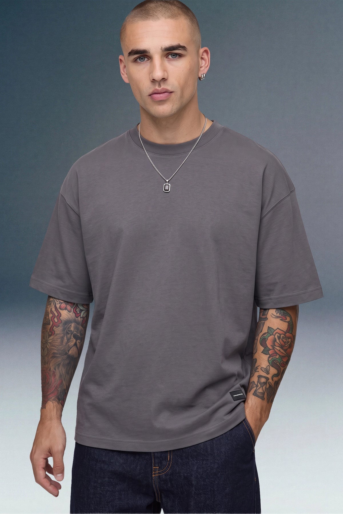 If you need a Problem Grey Oversized T-shirt