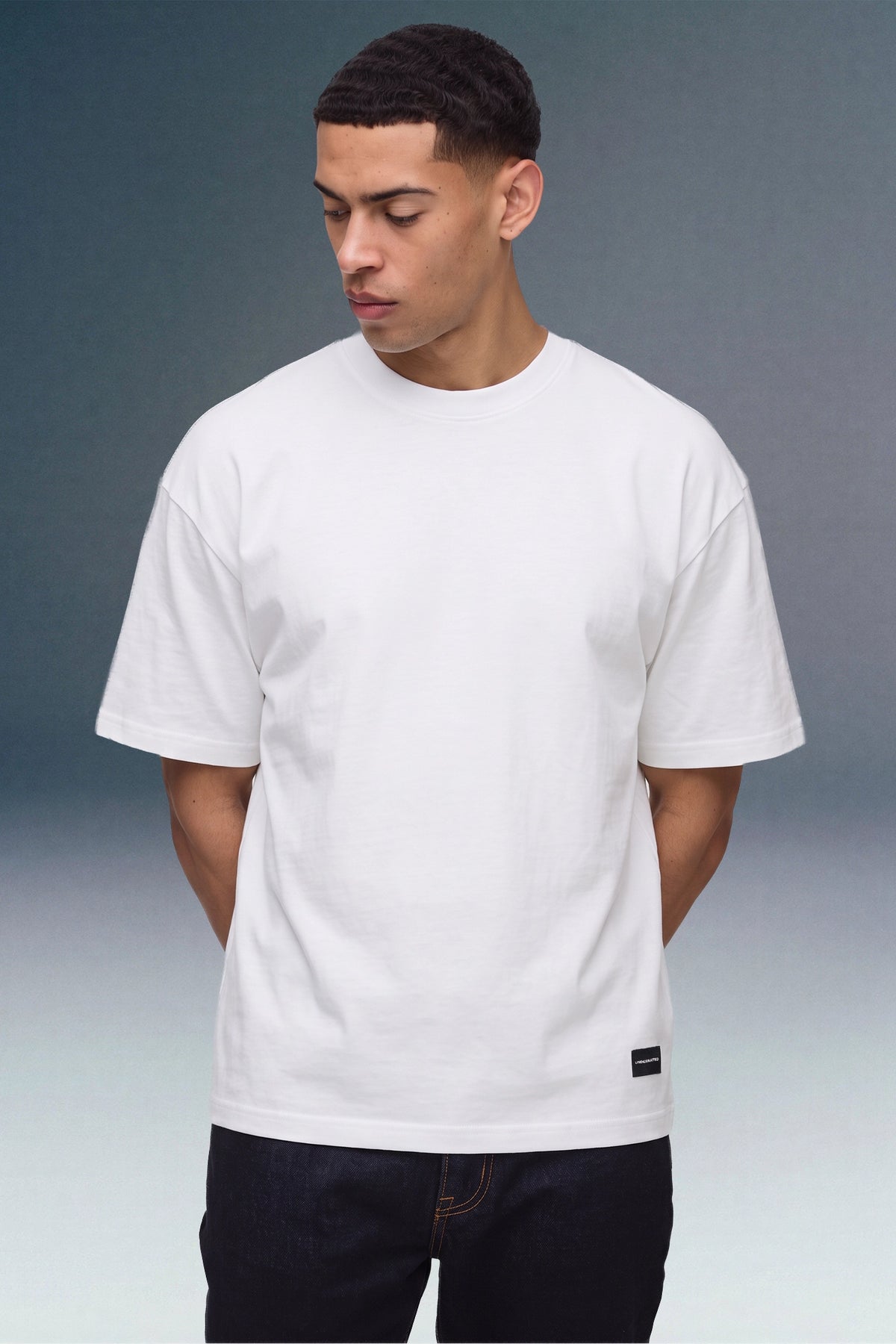 Stayed Home White Oversized T-shirt