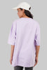 Dab Ghost Lavender Baggy Fit T-Shirt Women