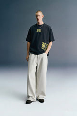 War Bear Blue Oversized T-shirt Men
