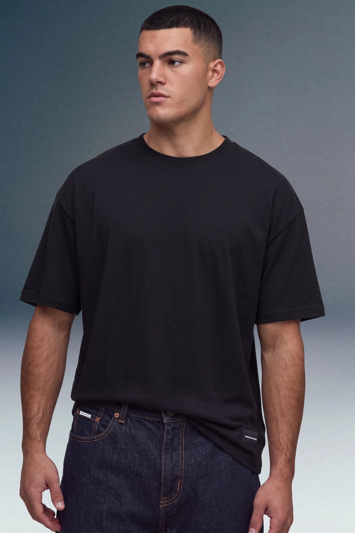 Glad Your Parents Black Oversized T-shirts