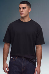 Glad Your Parents Black Oversized T-shirts