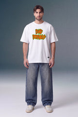 Bad Brains White Oversized Fit T-shirt