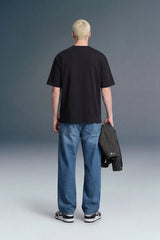 Underrated Curve Black Oversized T-shirt for Men