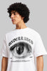 Unseen Hype White Oversized Fit T-Shirt Men Pic 2