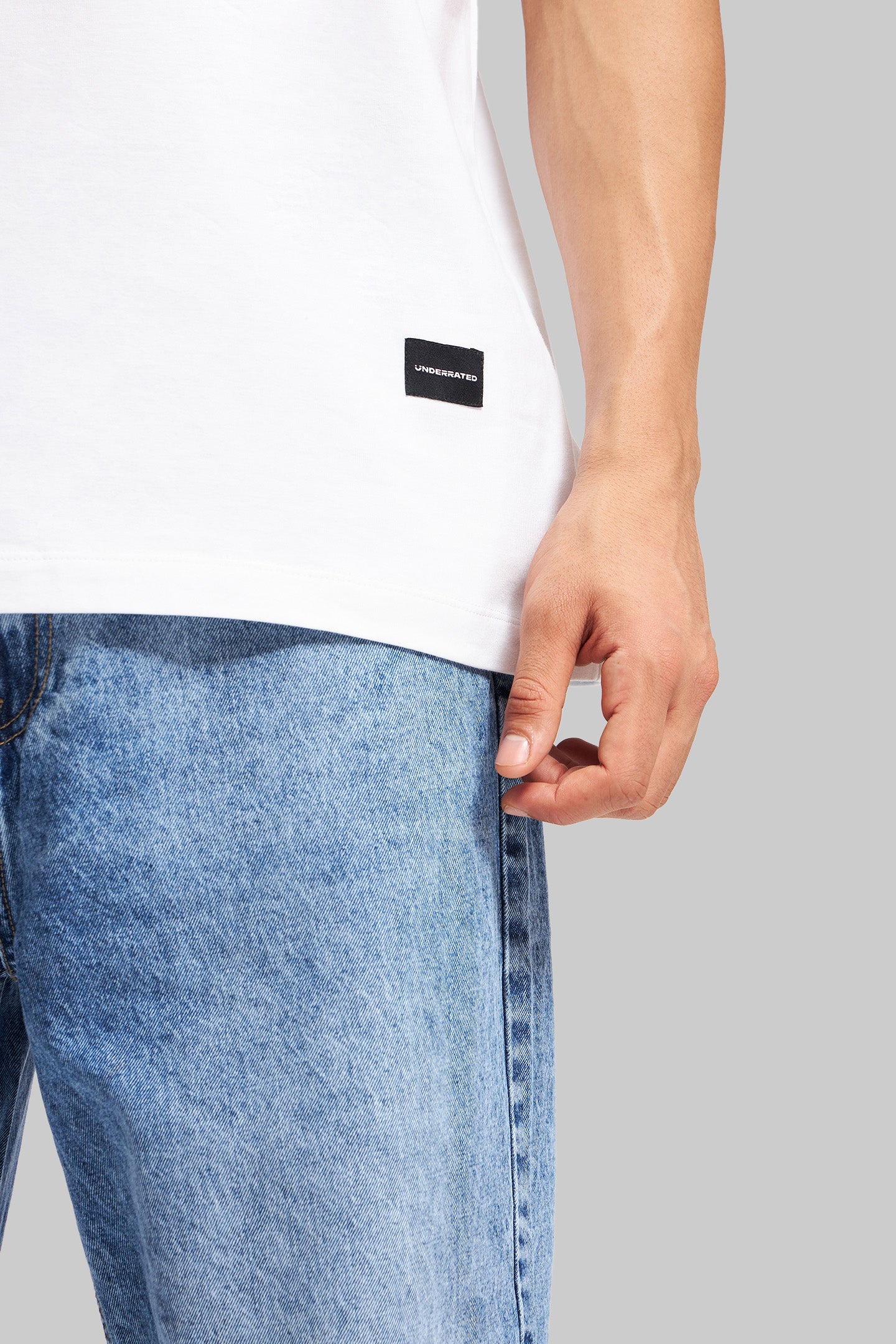 Built To Roar White Oversized Fit T-Shirt Men Pic 4