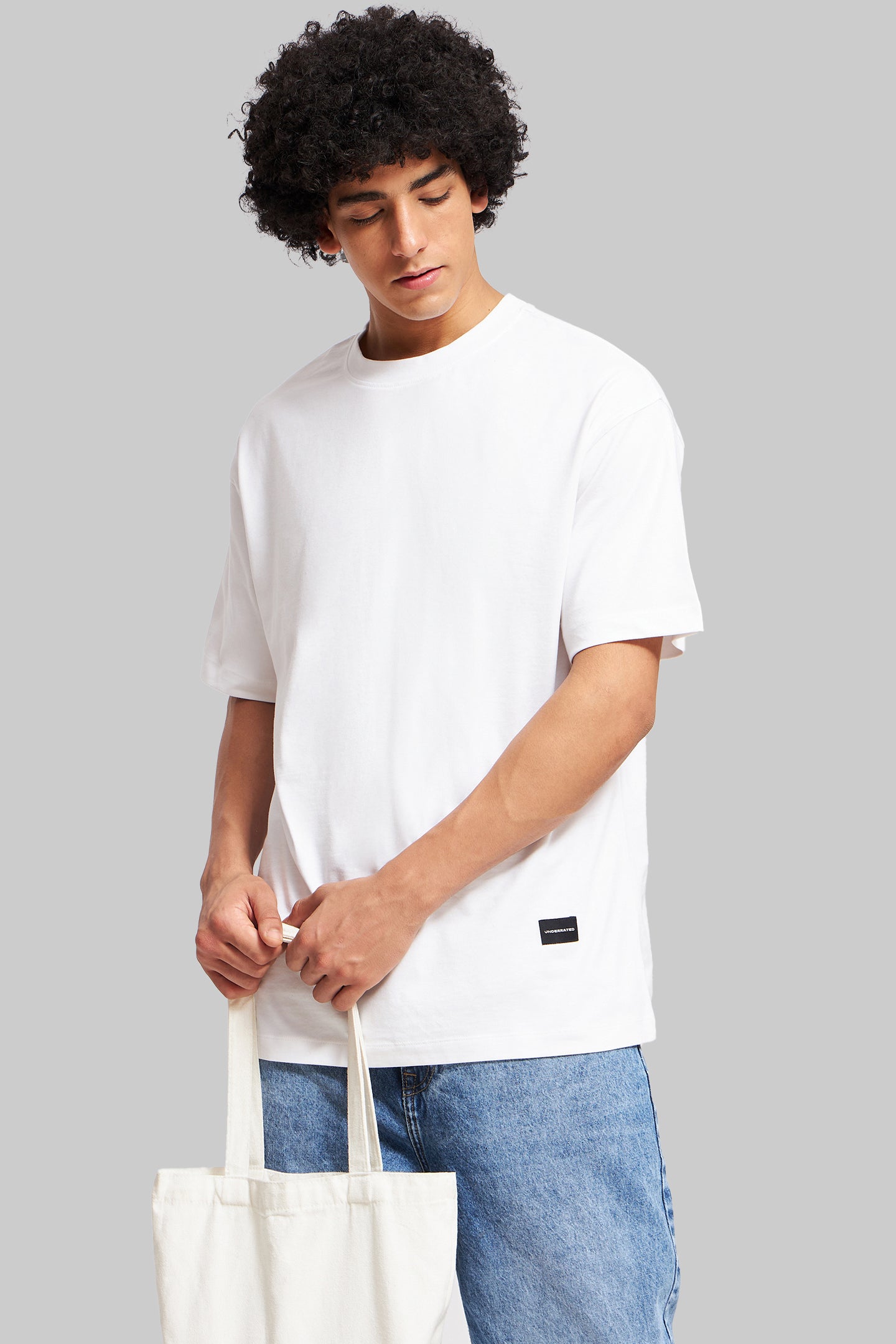 Pack of 2 White Oversized Fit T-Shirts