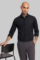 Men's Shirt Combo - Pack of 2 Solid Essentials - Black and Green