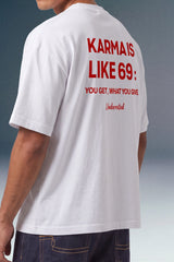 Karma 69 White Oversized T-shirt